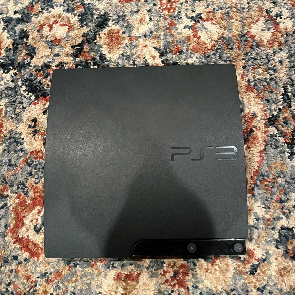 Ps3 fully function checked my GameStop with 1 controller and cords and NCAA 13